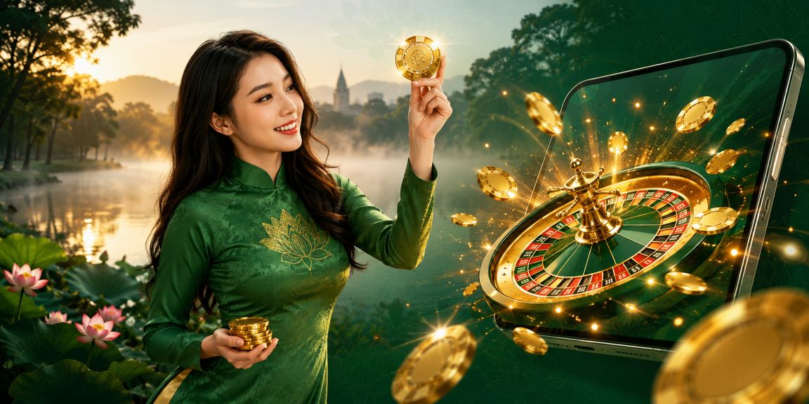 Người chơi trải nghiệm roulette trực tuyến tại Đà Lạt trong buổi tối thư giãn