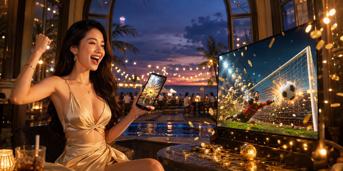 Người dùng thư giãn tại khu giải trí casino Phú Quốc với cà phê và điện thoại